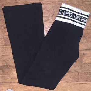 Victoria Secret Pink cotton yoga pants